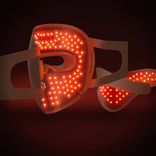 The Reset Mask face and neck pieces lit together
