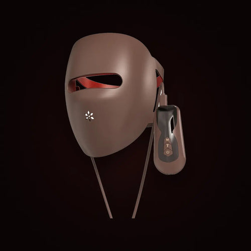 The Reset Mask in matte silicone with its inline controller